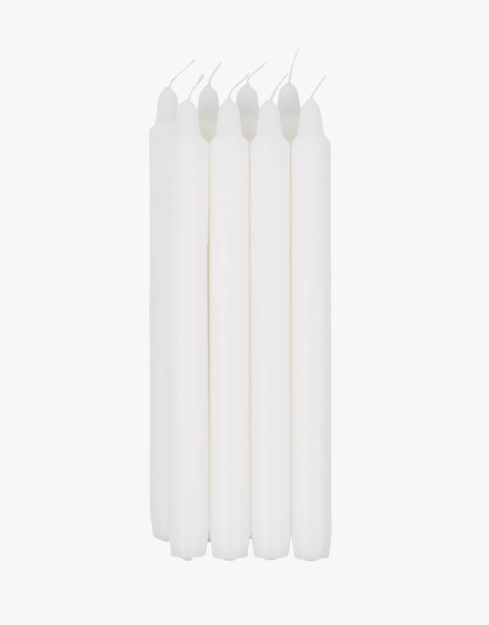 Stakelys hvit - 25 cm hvit - 1