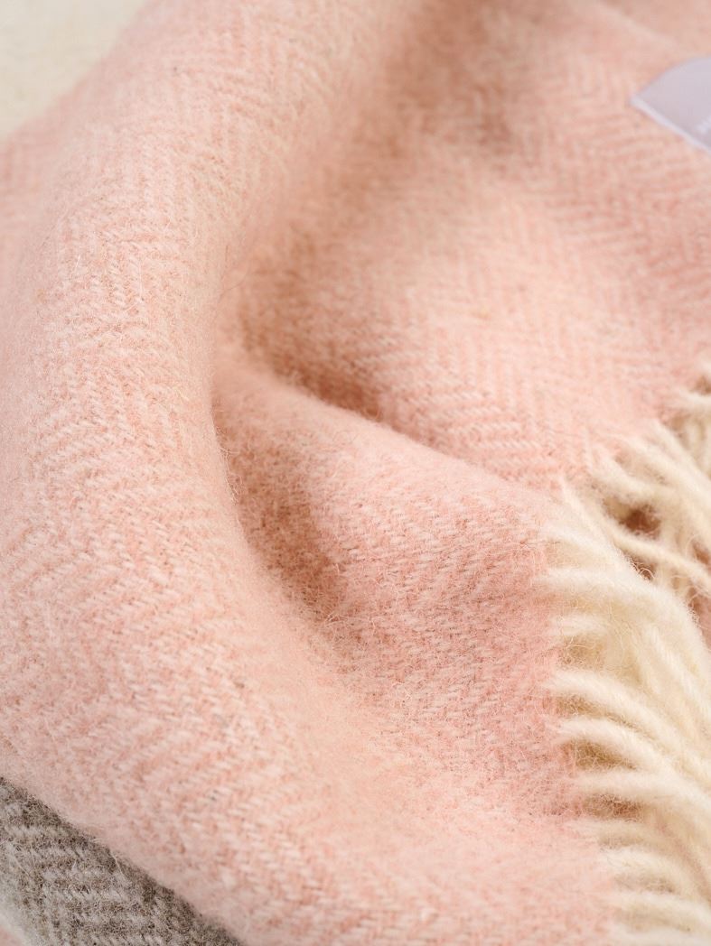 Ullpledd multi rosa - 2