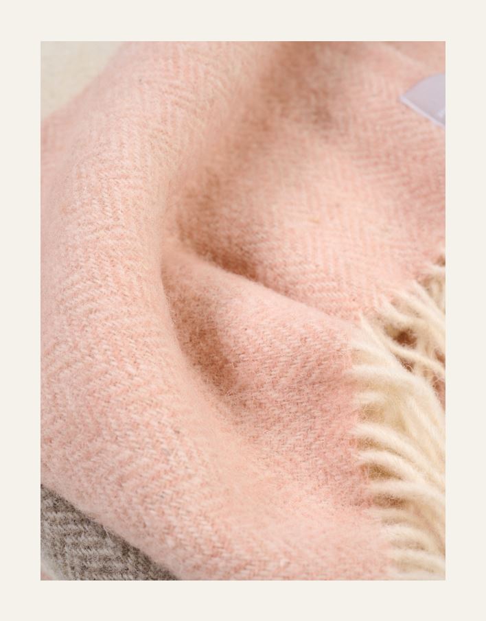 Ullpledd multi rosa - 2