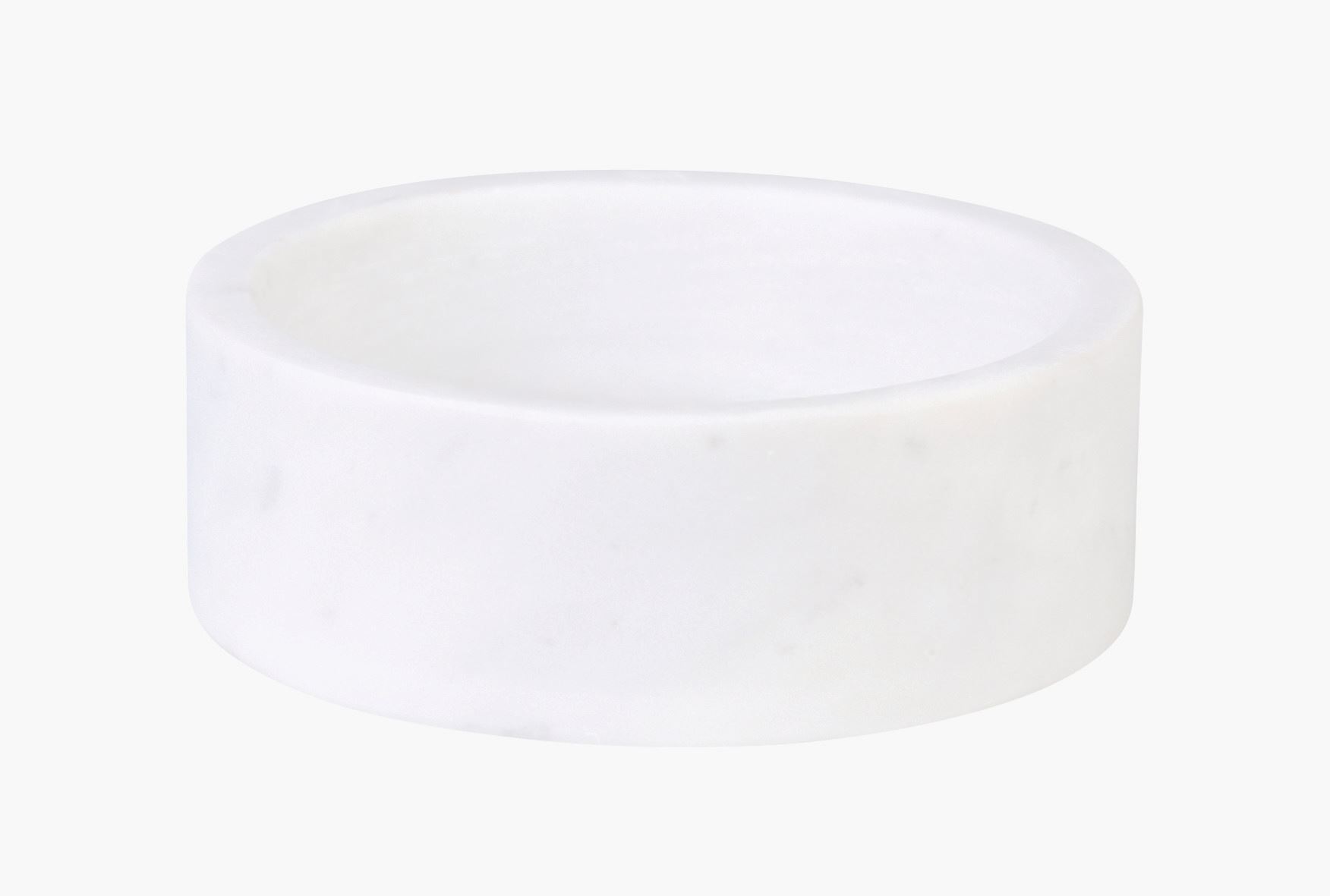 Lysholder hvit - ø10x3,5 cm hvit - 1