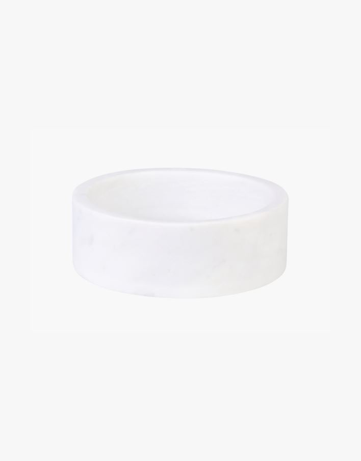 Lysholder hvit - ø10x3,5 cm hvit - 1