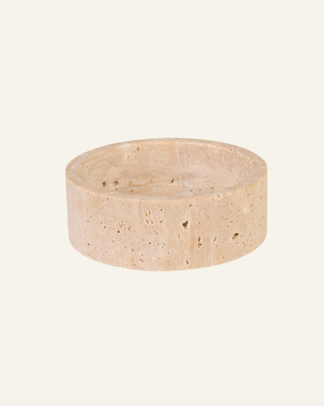 Lysholder beige - ø10x3,5 cm beige - 1