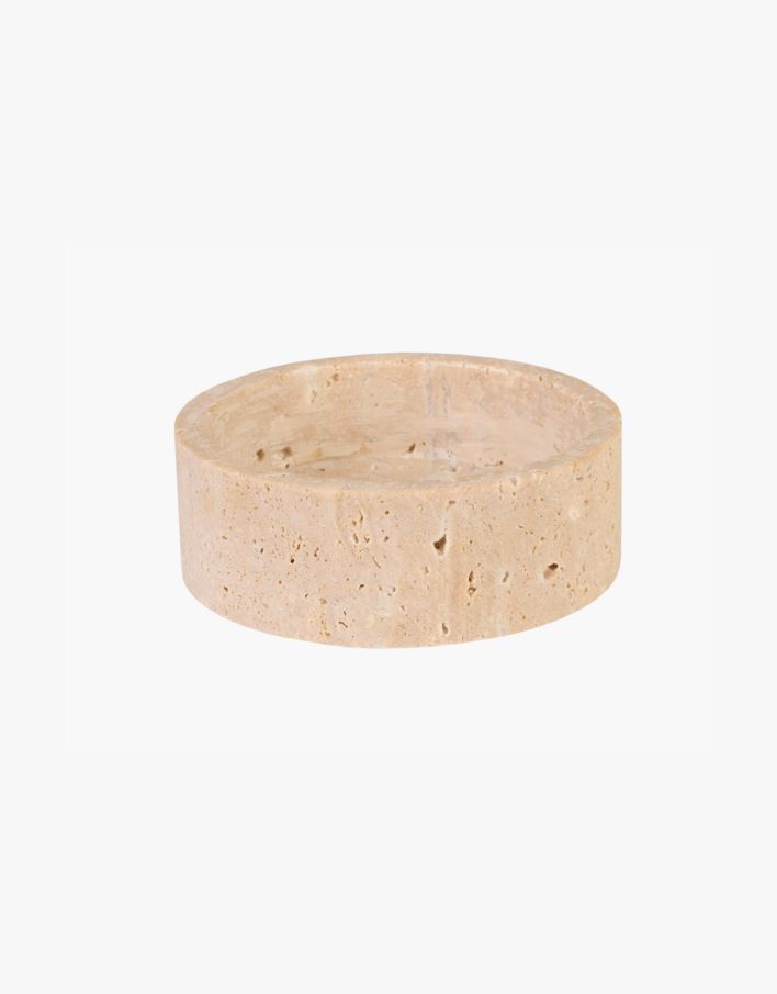 Lysholder beige - ø10x3,5 cm beige - 1