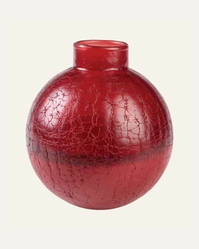 Vase rød - 13,5x15 cm rød - 1