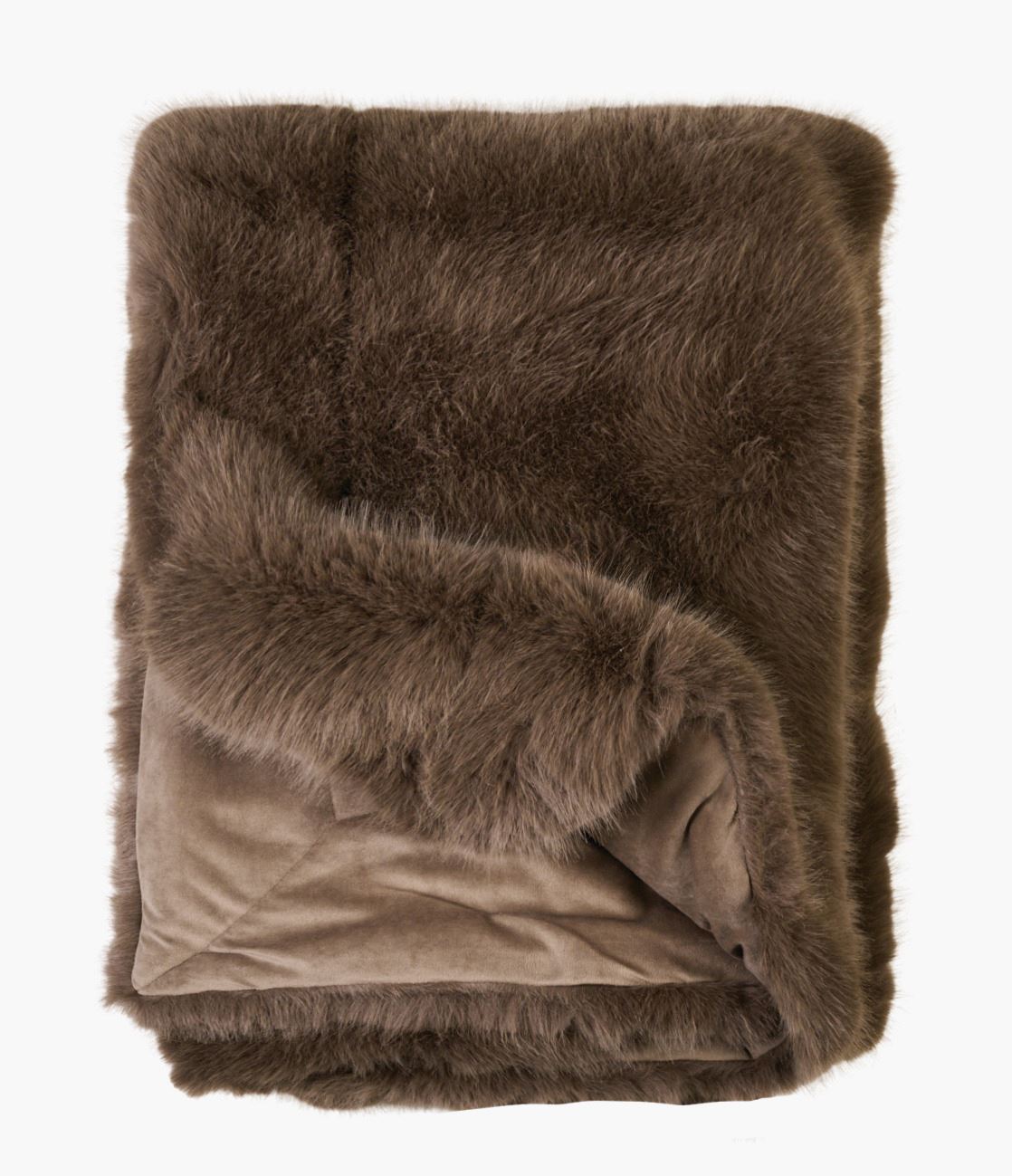 Pelspledd taupe - 130x170 cm taupe - 1