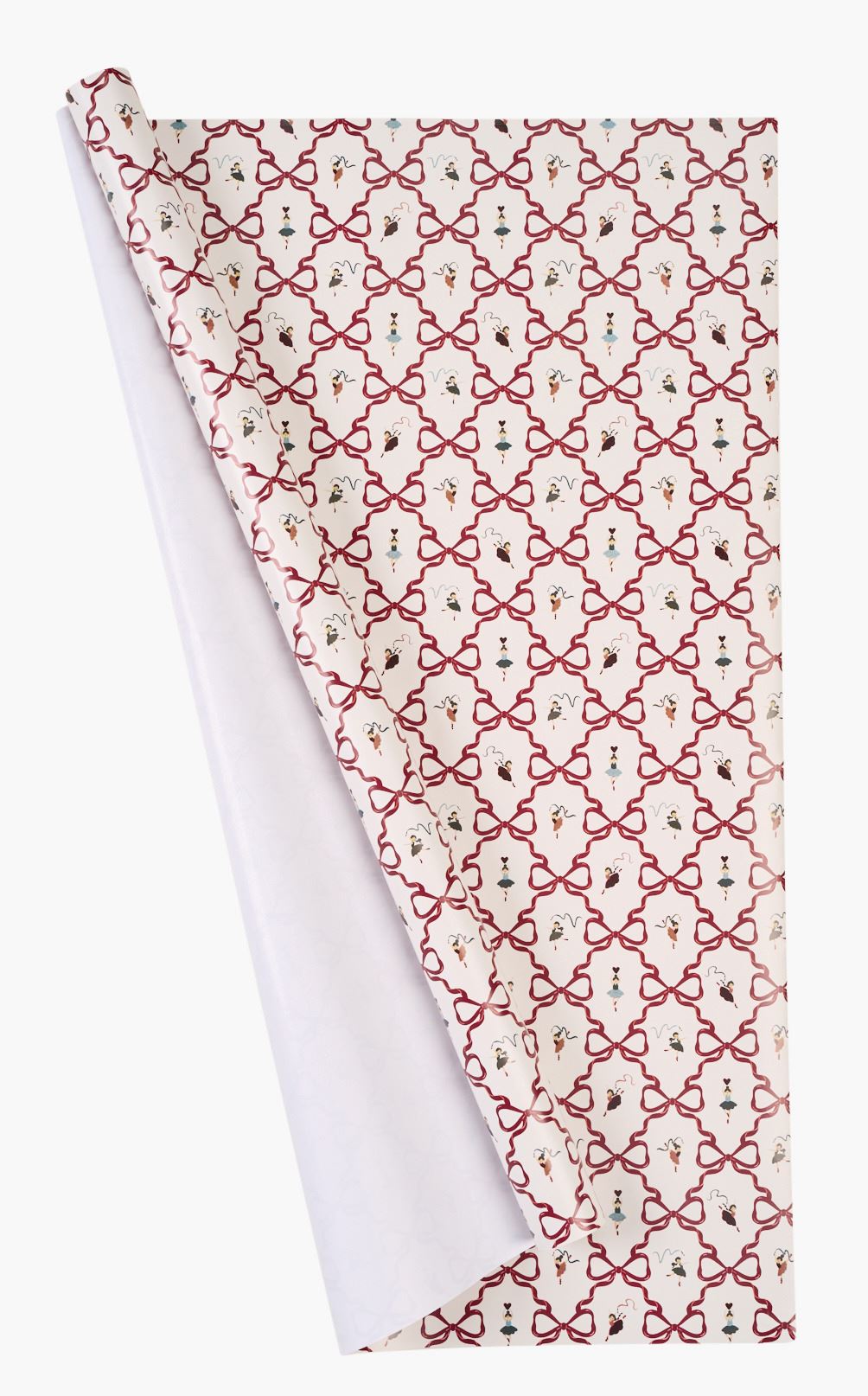 Gavepapir multi rød - 70cm x 3m multi rød - 1