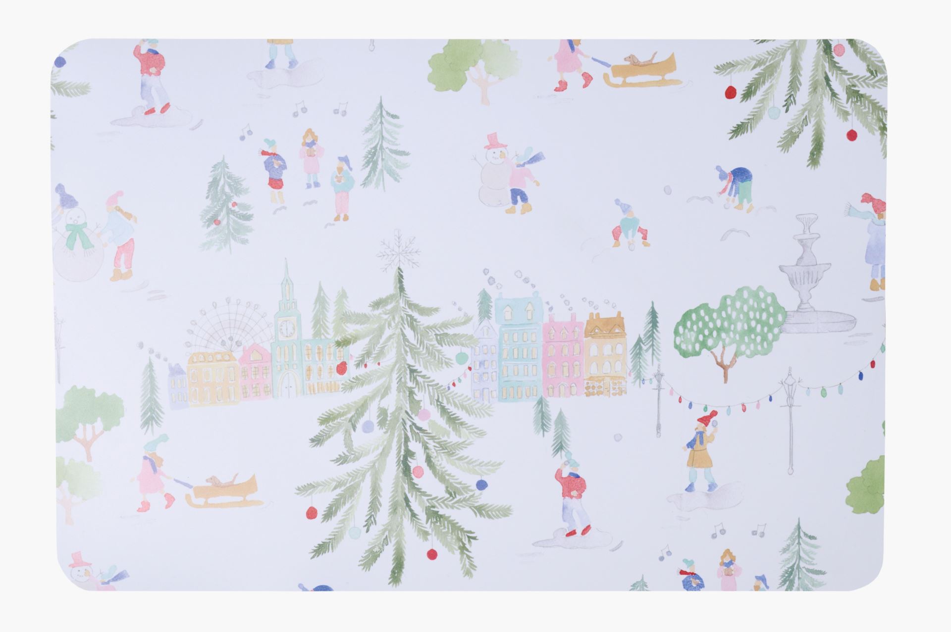 Spisebrikke multi - 45x30 cm multi - 1