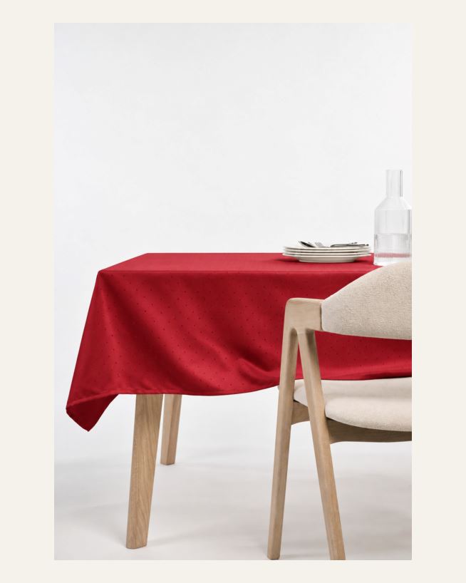 Duk rød - 140x250 cm rød - 1