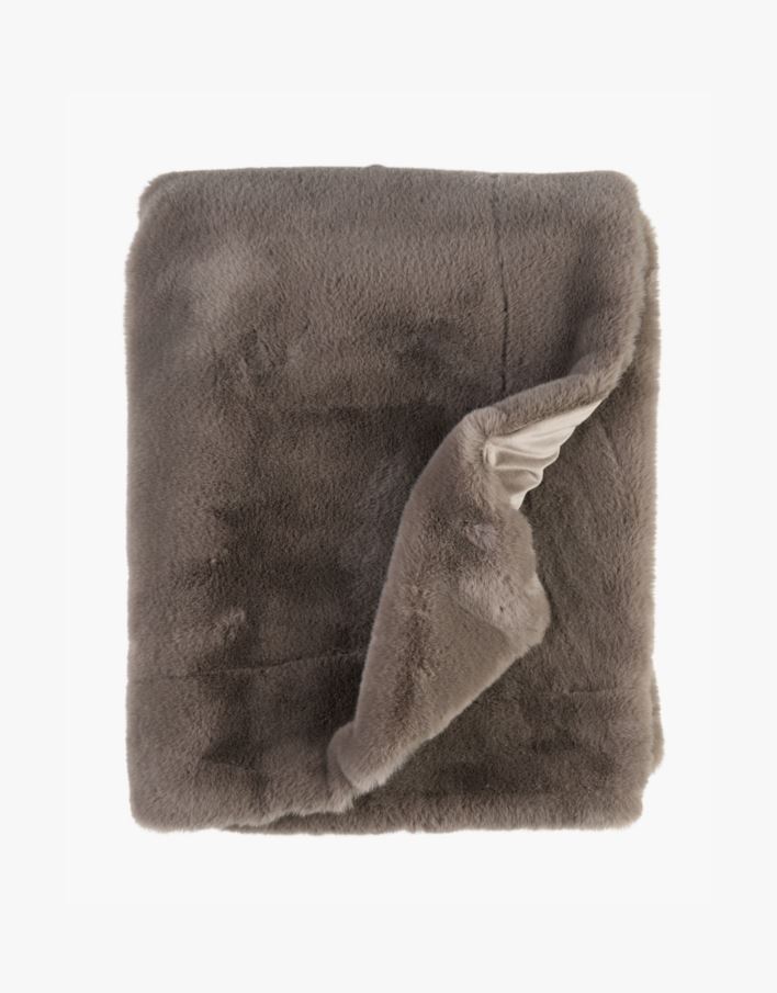 Pelspledd taupe - 130x170 cm taupe - 1