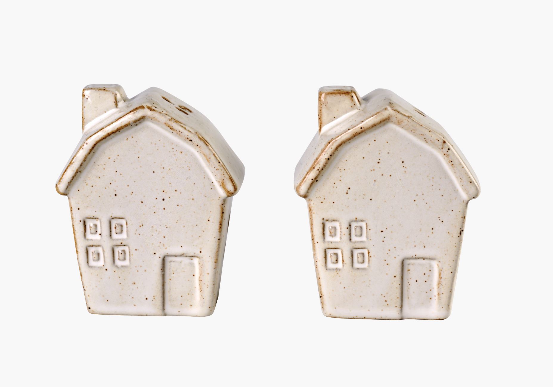 Salt og pepper bøsse hvit - 4,7x5,7x7 cm hvit - 1