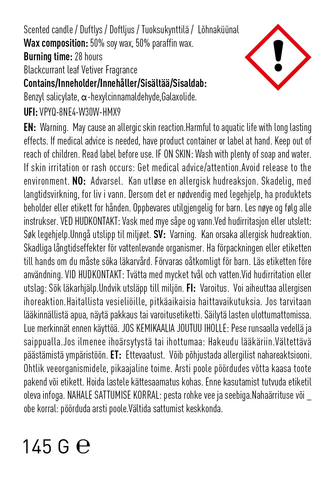 Duftlys lys blå - 4