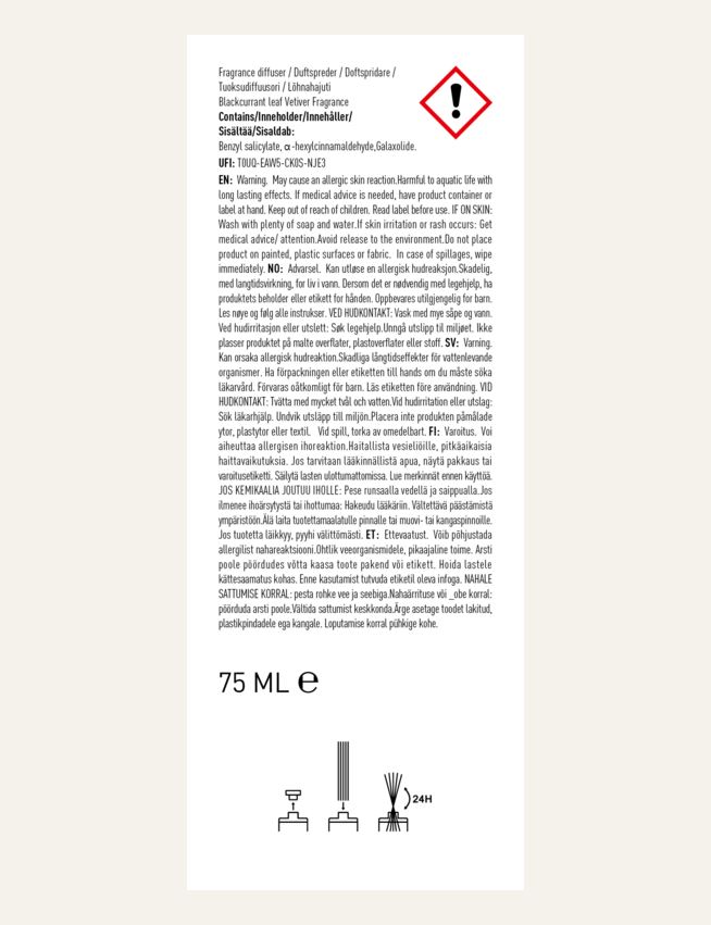 Duftpinner lys blå - 6