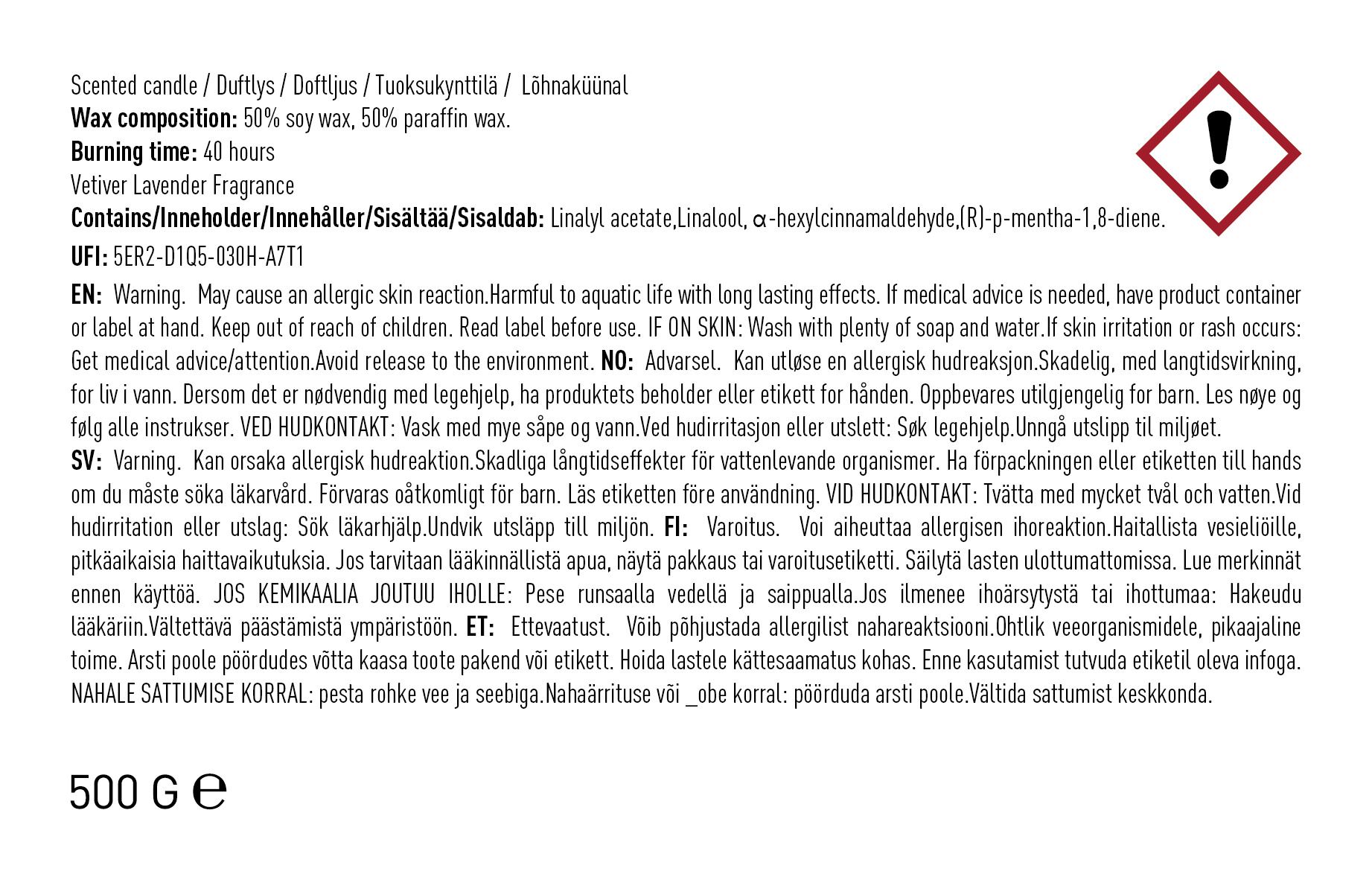 Duftlys gråblå - 4