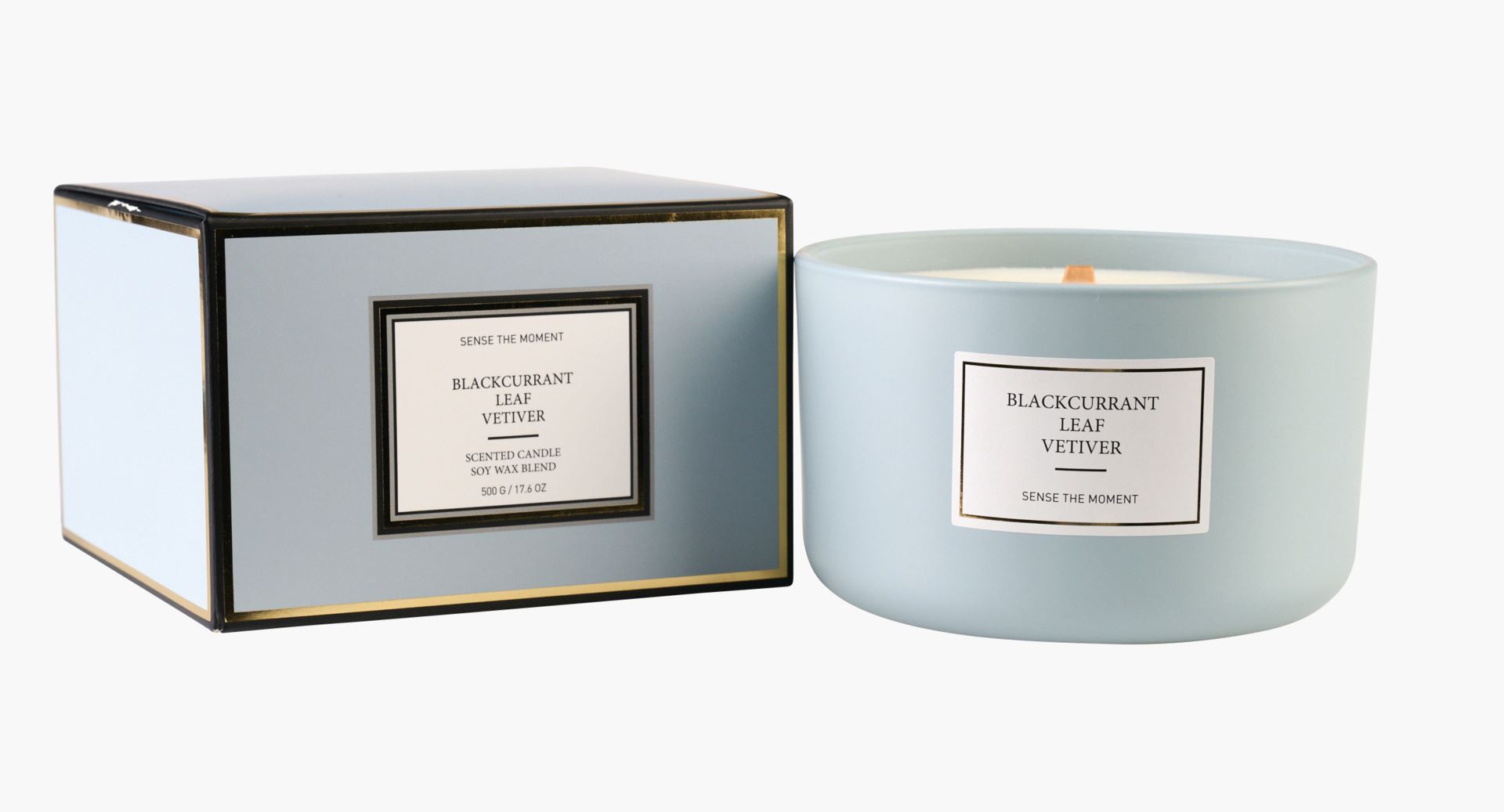 Duftlys lys blå - 500 g lys blå - 1