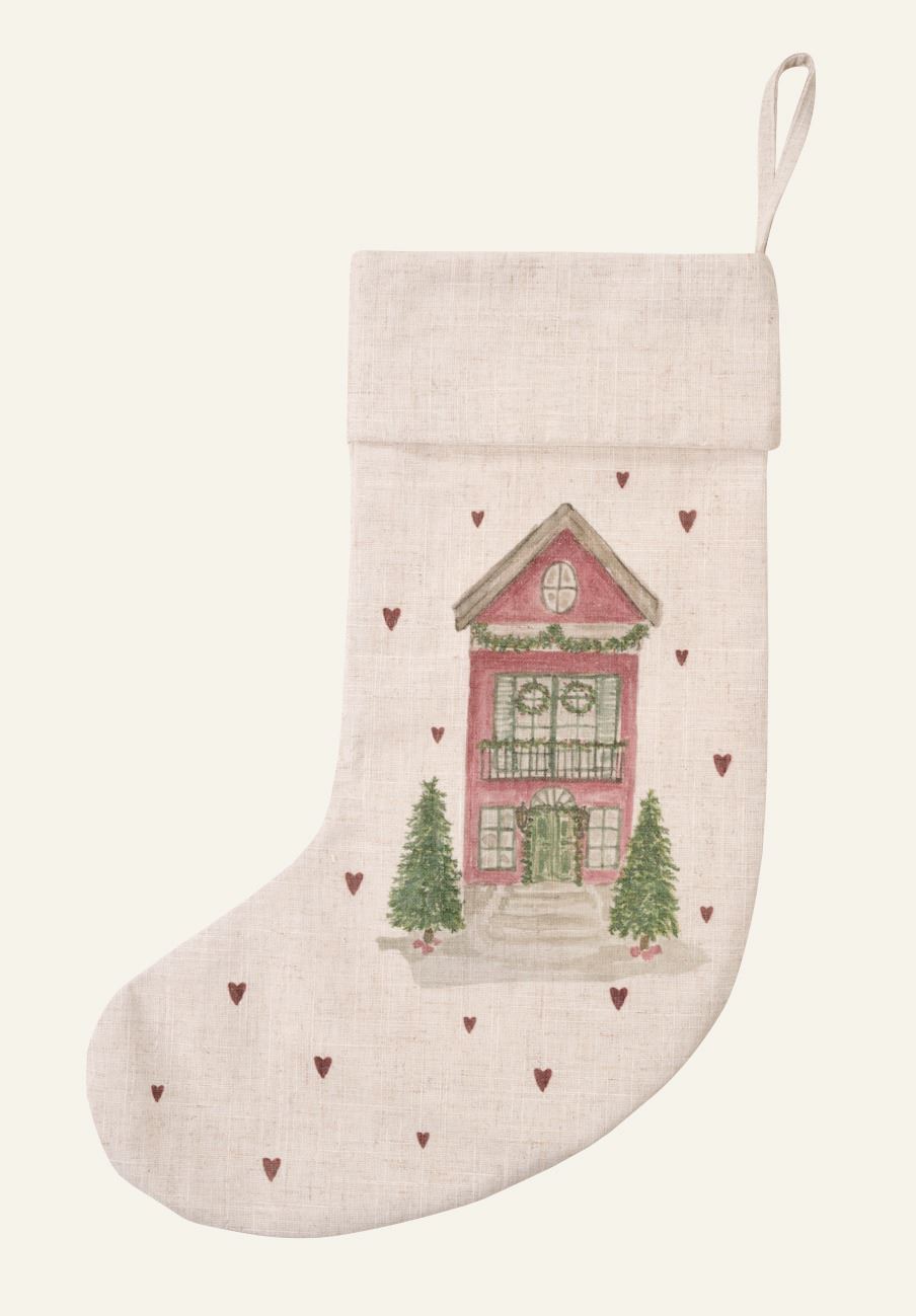 Julestrømpe multi rød - 35x50 cm multi rød - 1