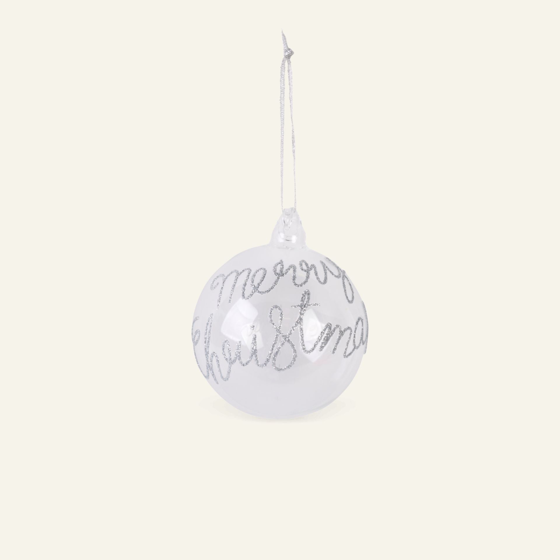Julekule sølv - ø8 sølv - 1