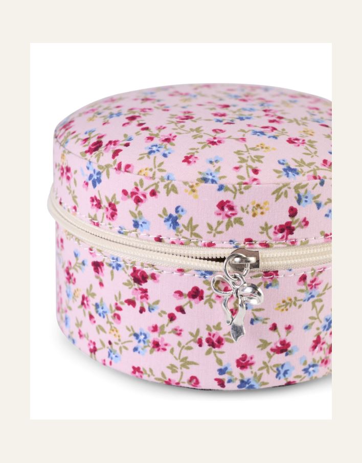 Smykkeskrin m/glidelås rosa - 2