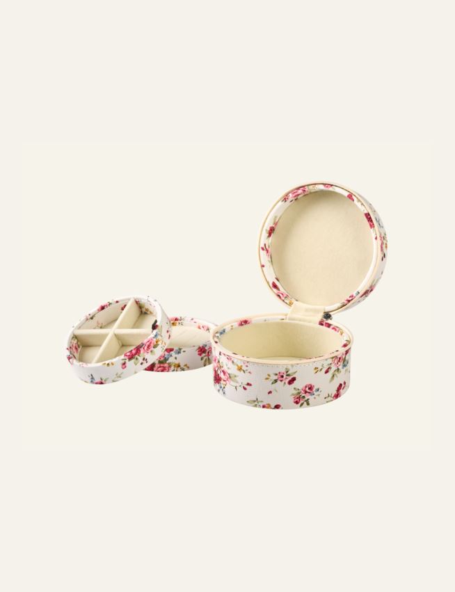 Smykkeskrin m/glidelås hvit - 3