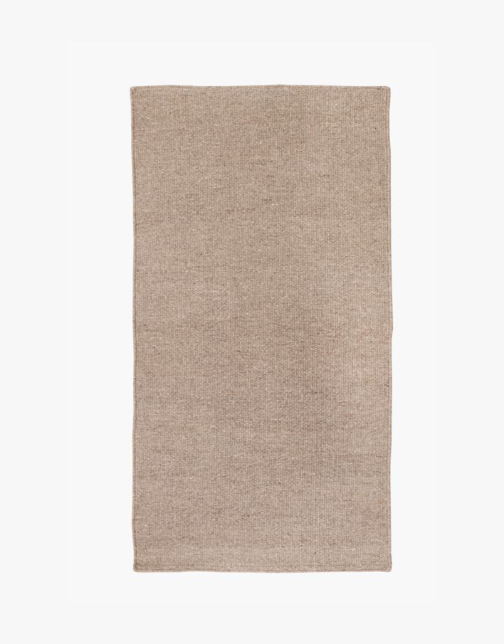 Ullteppe lys brun - 80x150 cm lys brun - 1