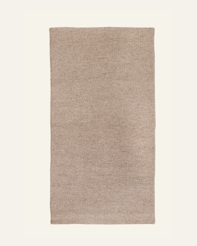 Ullteppe lys brun - 80x150 cm lys brun - 1