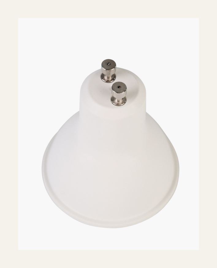 Lyspære hvit - 5x5,4 cm hvit - 1