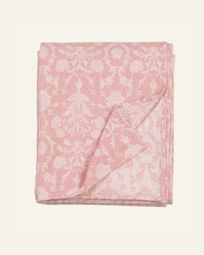 Sengeteppe rosa - 240x240 cm rosa - 1