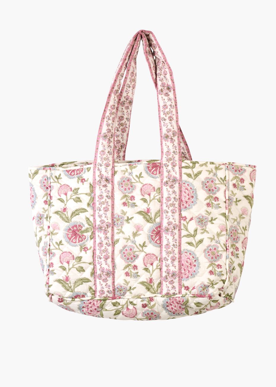 Liten tote bag multi rosa - 30x40 cm multi rosa - 1