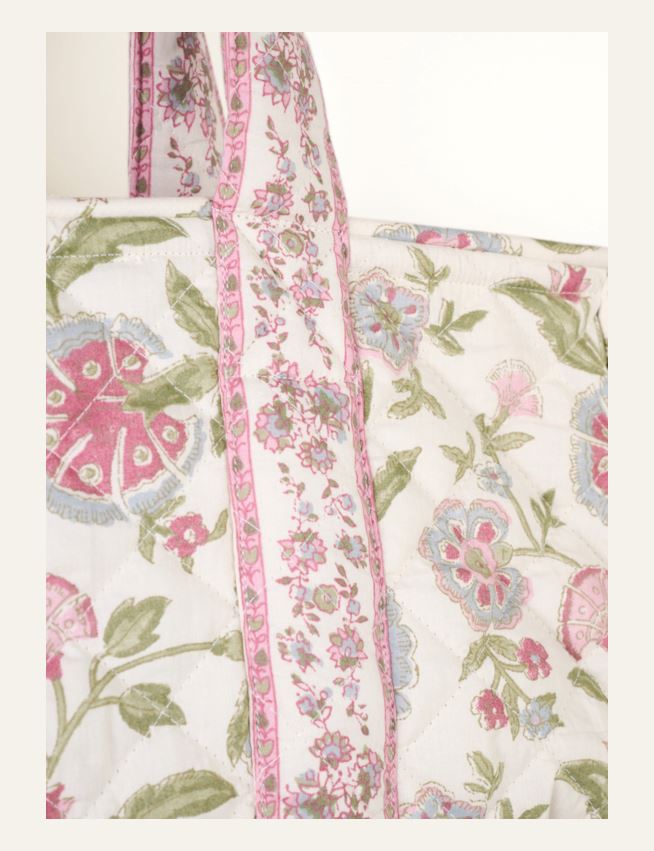 Liten tote bag multi rosa - 2