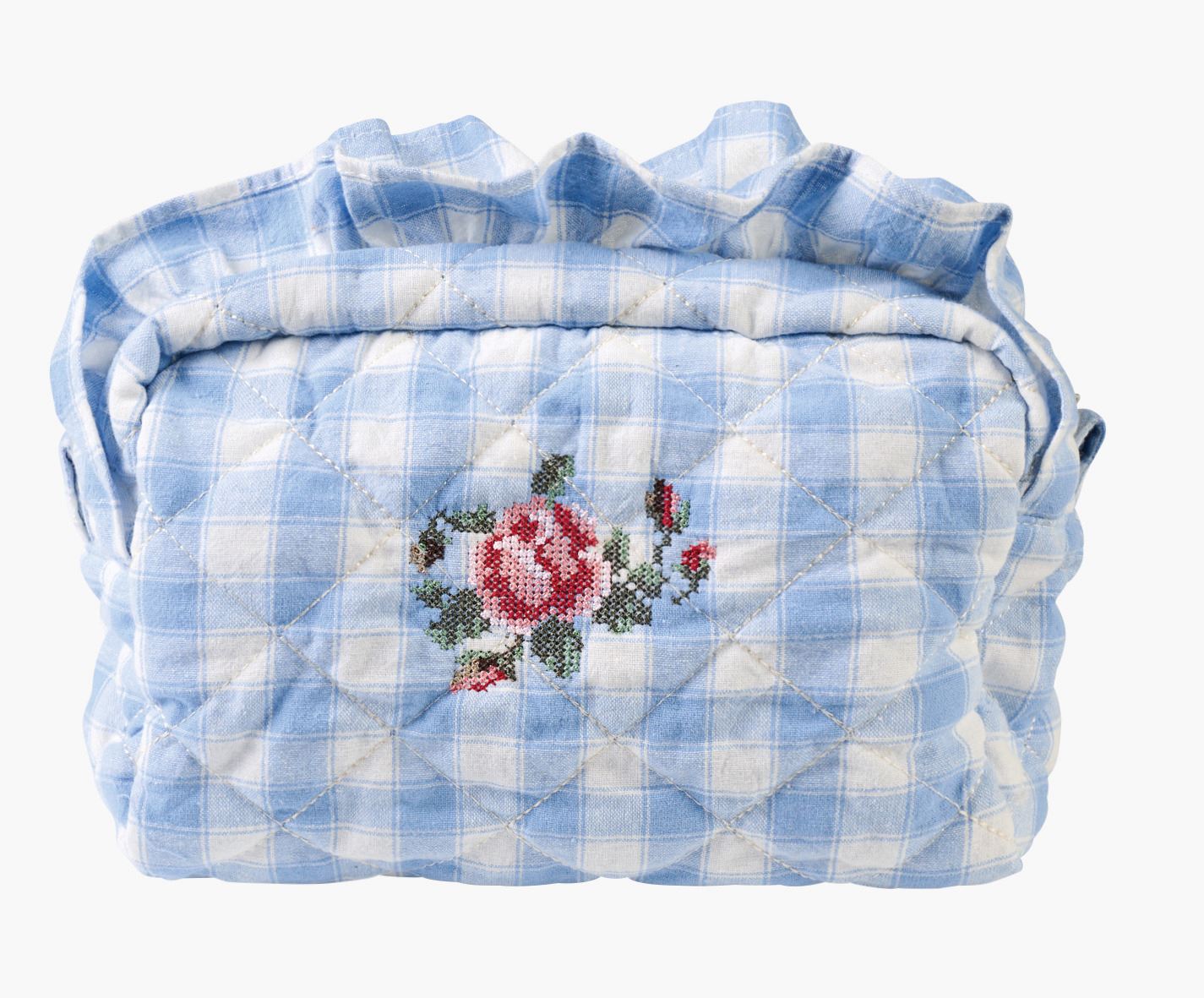 Toalettmappe lys blå - 14x20 cm lys blå - 1