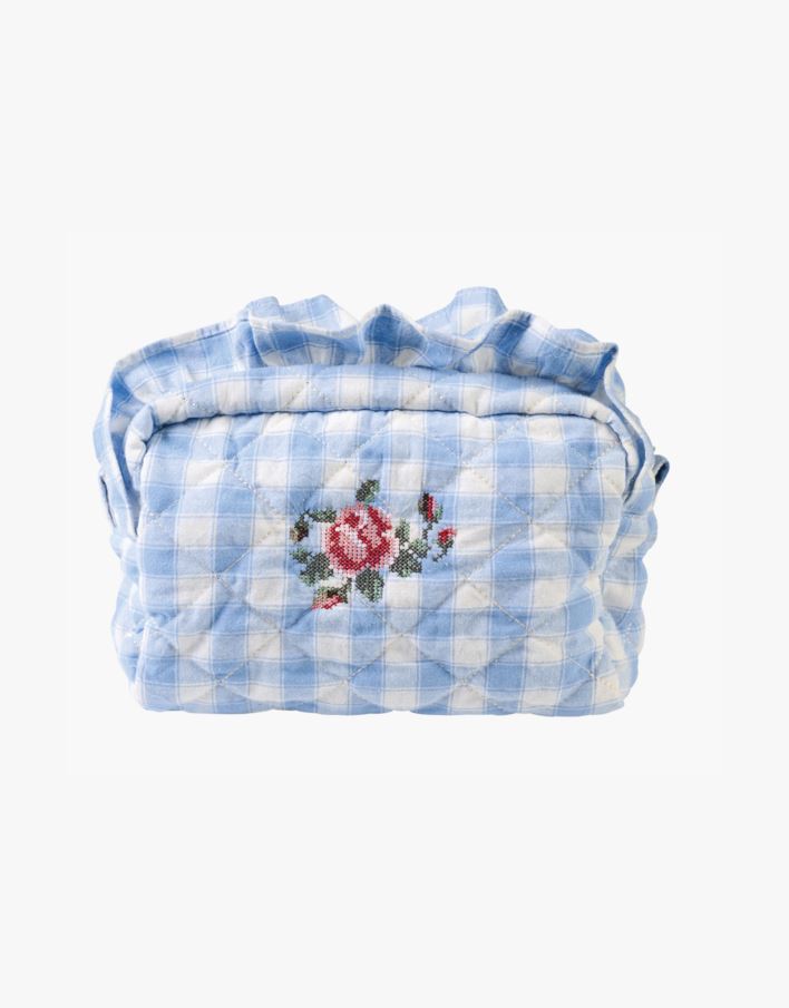 Toalettmappe lys blå - 14x20 cm lys blå - 1