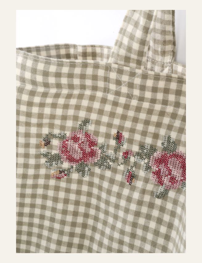 Totebag olivengrønn - 5