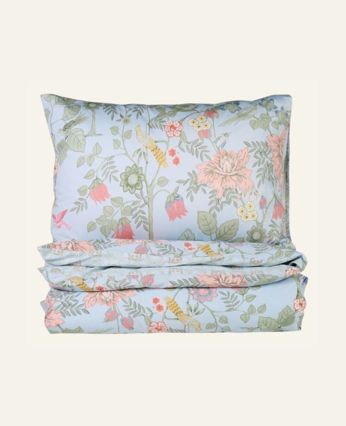 Sengesett multi blå - 140x200 cm multi blå - 1