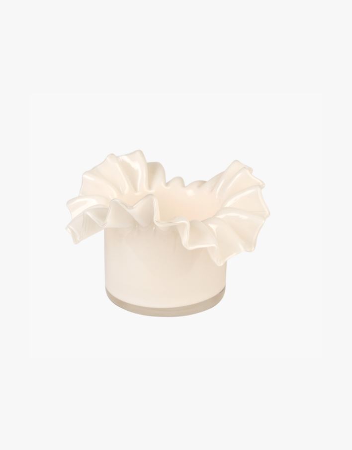 Telysholder offwhite - 16,5x16,5x9 cm offwhite - 1