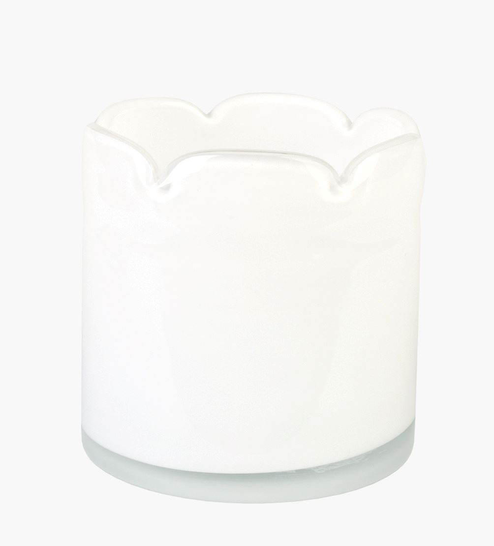 Telysholder hvit - 12x12x12 cm hvit - 1