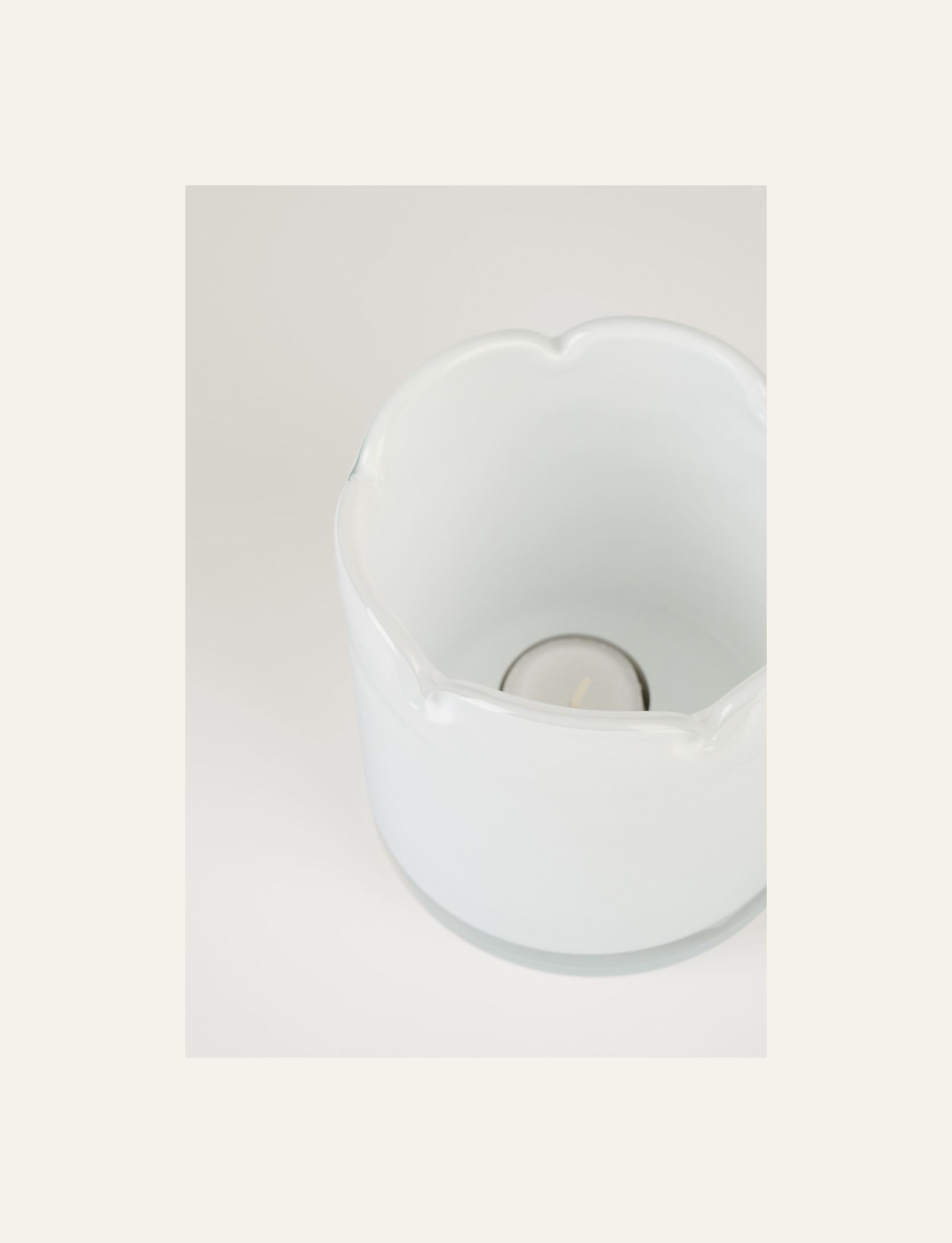 Telysholder hvit - 2