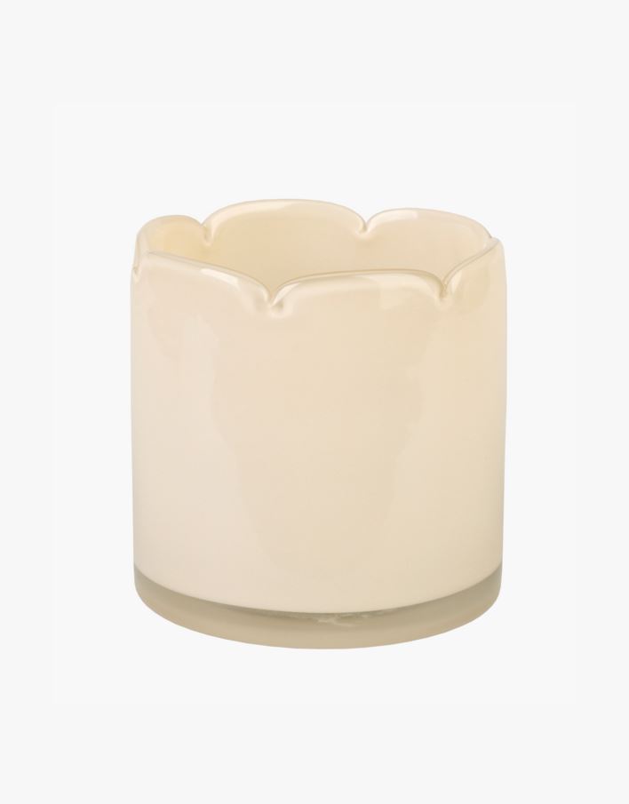 Telysholder beige - 12x12x12 cm beige - 1