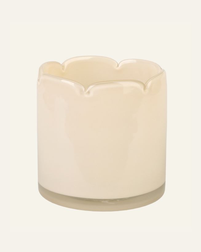 Telysholder beige - 12x12x12 cm beige - 1