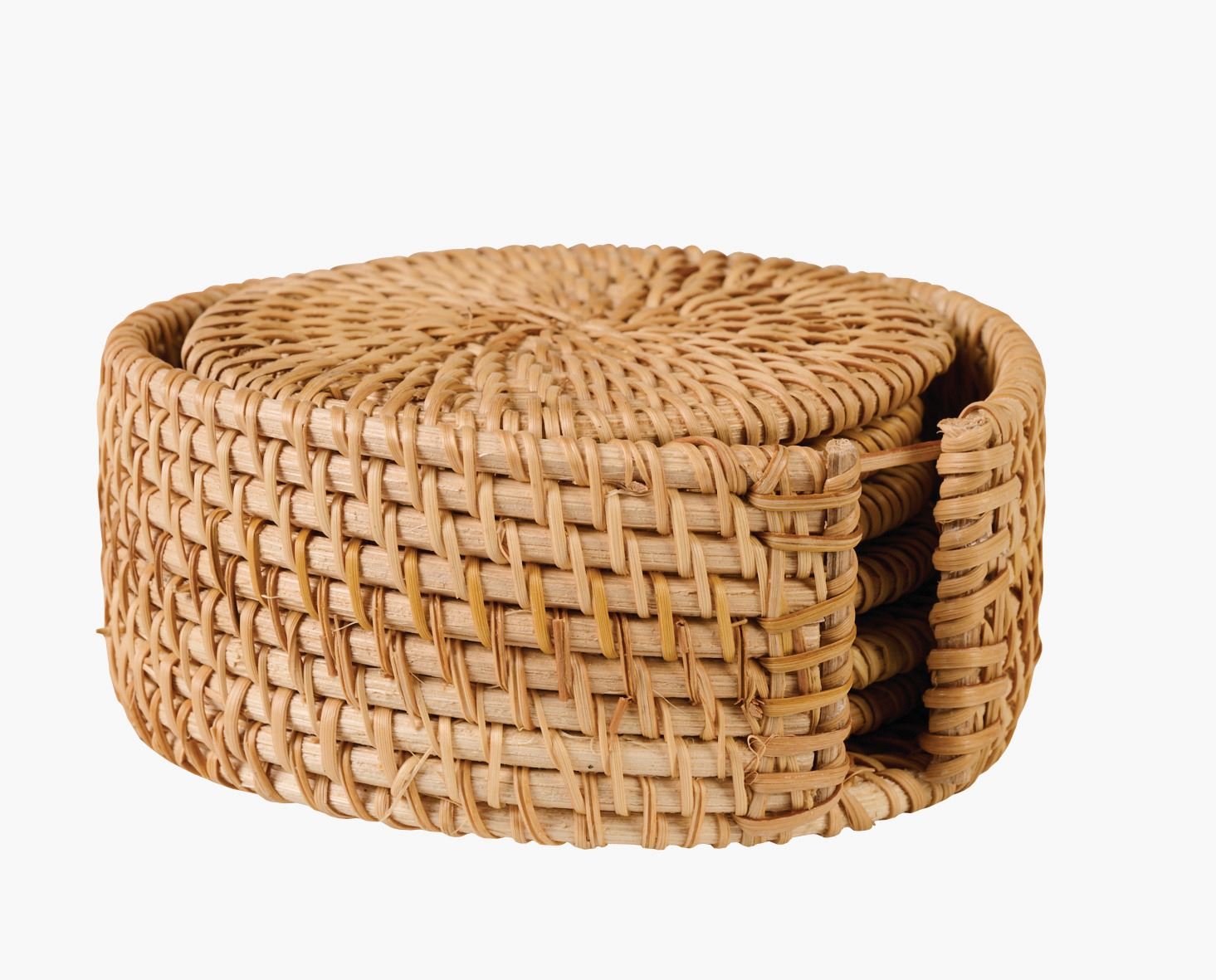 Drikkebrikke natur - ø12 cm natur - 1