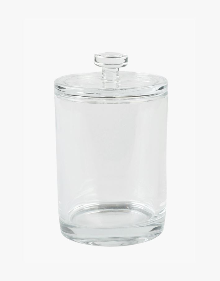 Glasskrukke m/lokk transparent - 10x10x16 cm transparent - 1