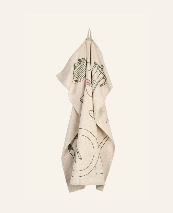 Kjøkkenhåndkle natur - 50x70 cm natur - 1