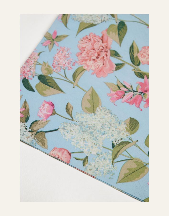 Papirservietter multi rosa - 2