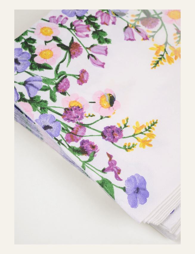 Papirservietter multi hvit - 2