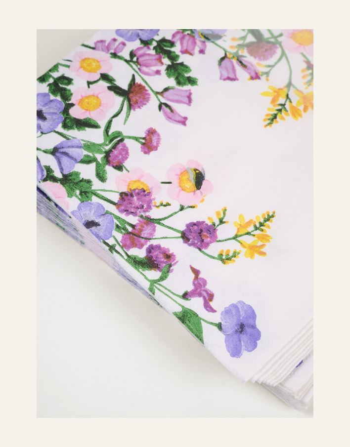 Papirservietter multi hvit - 2