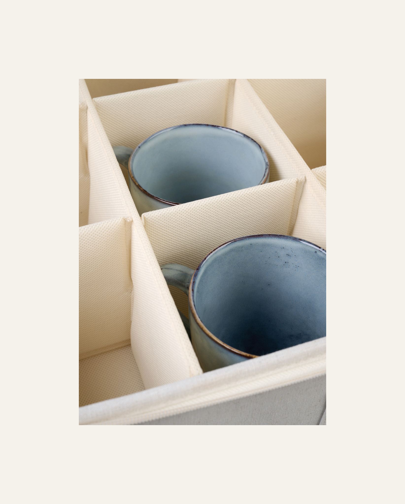 Oppbevaringsboks lys natur - 3