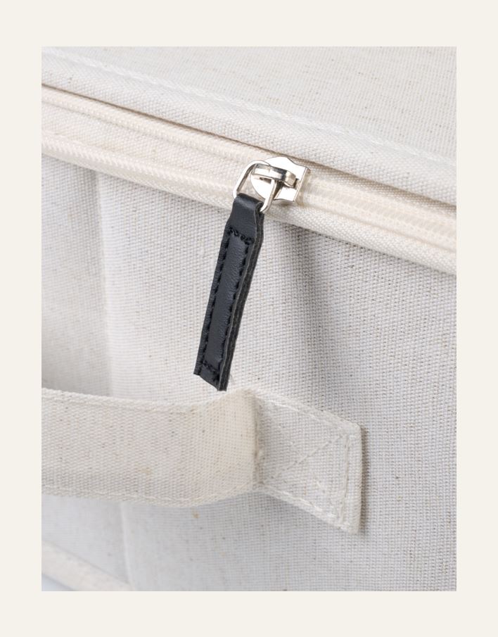 Oppbevaringsboks lys natur - 2