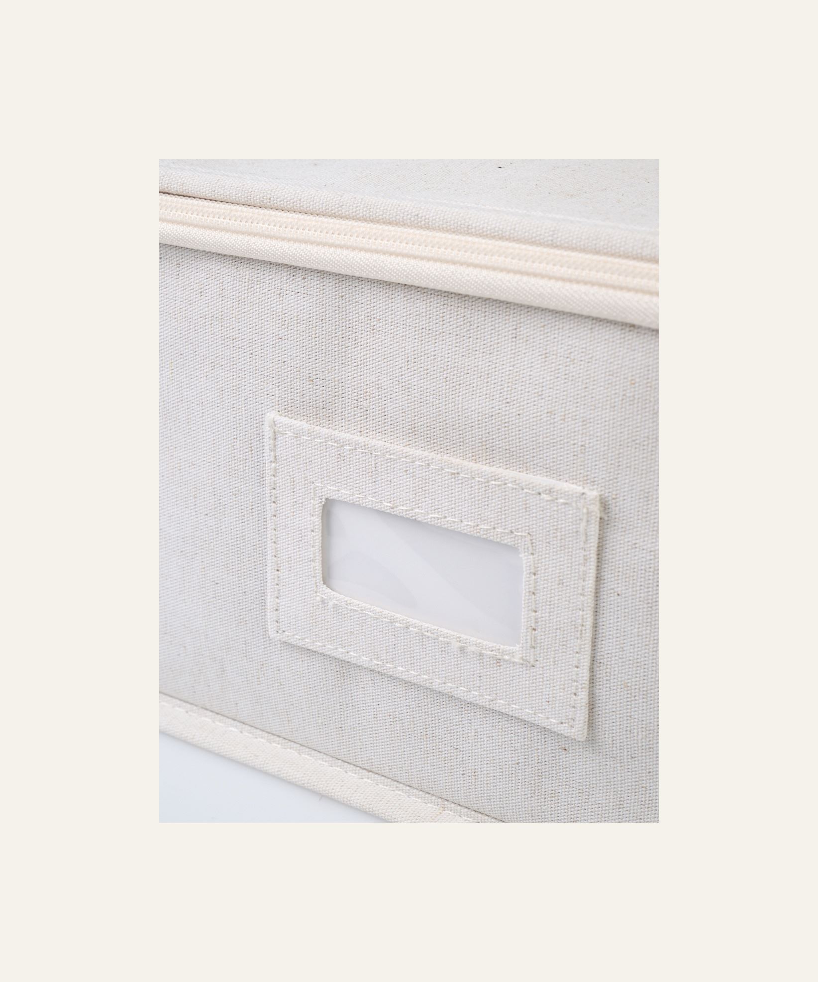 Oppbevaringsboks lys natur - 4