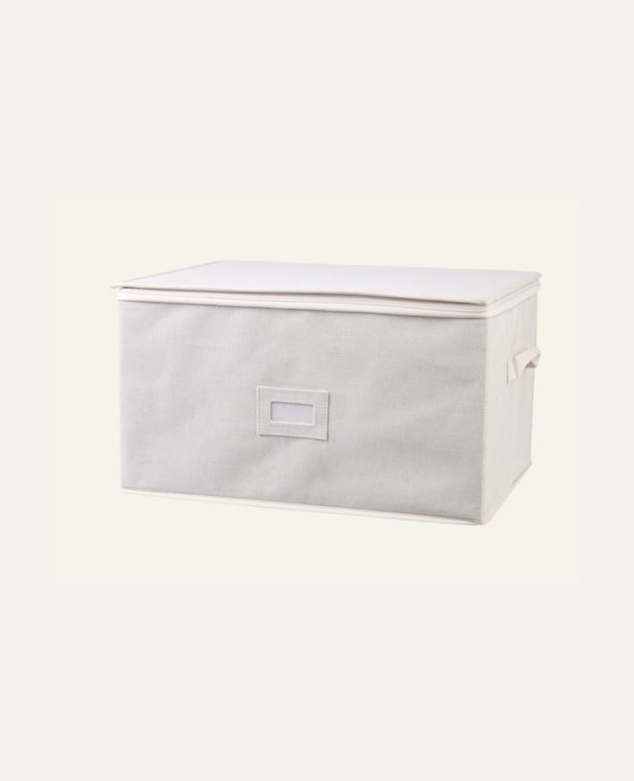 Oppbevaringsboks lys natur - 46x35x26 cm lys natur - 1