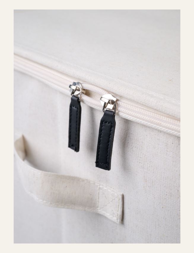 Oppbevaringsboks lys natur - 3