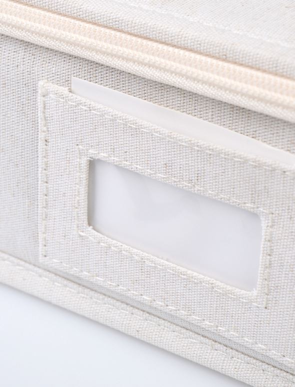 Oppbevaringsboks lys natur - 3