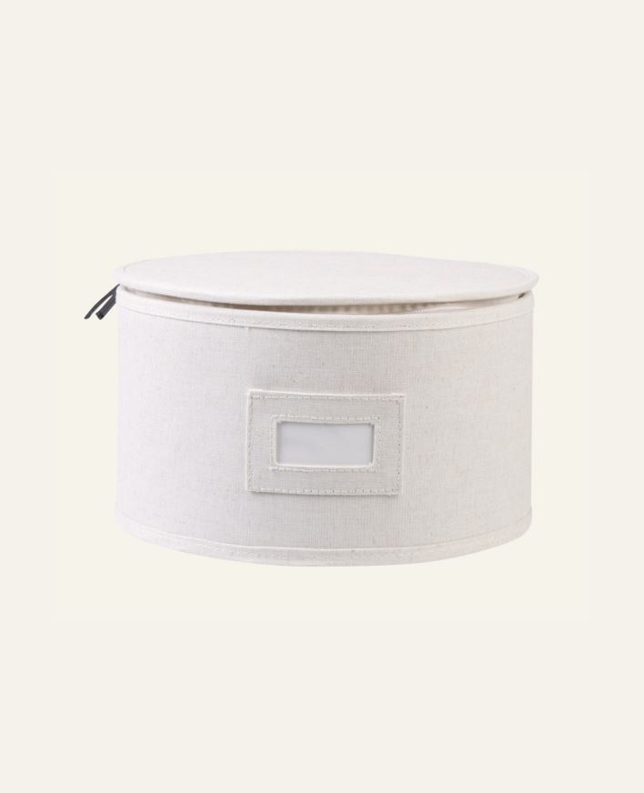 Oppbevaringsboks lys natur - ø25,5x15,5 cm lys natur - 1